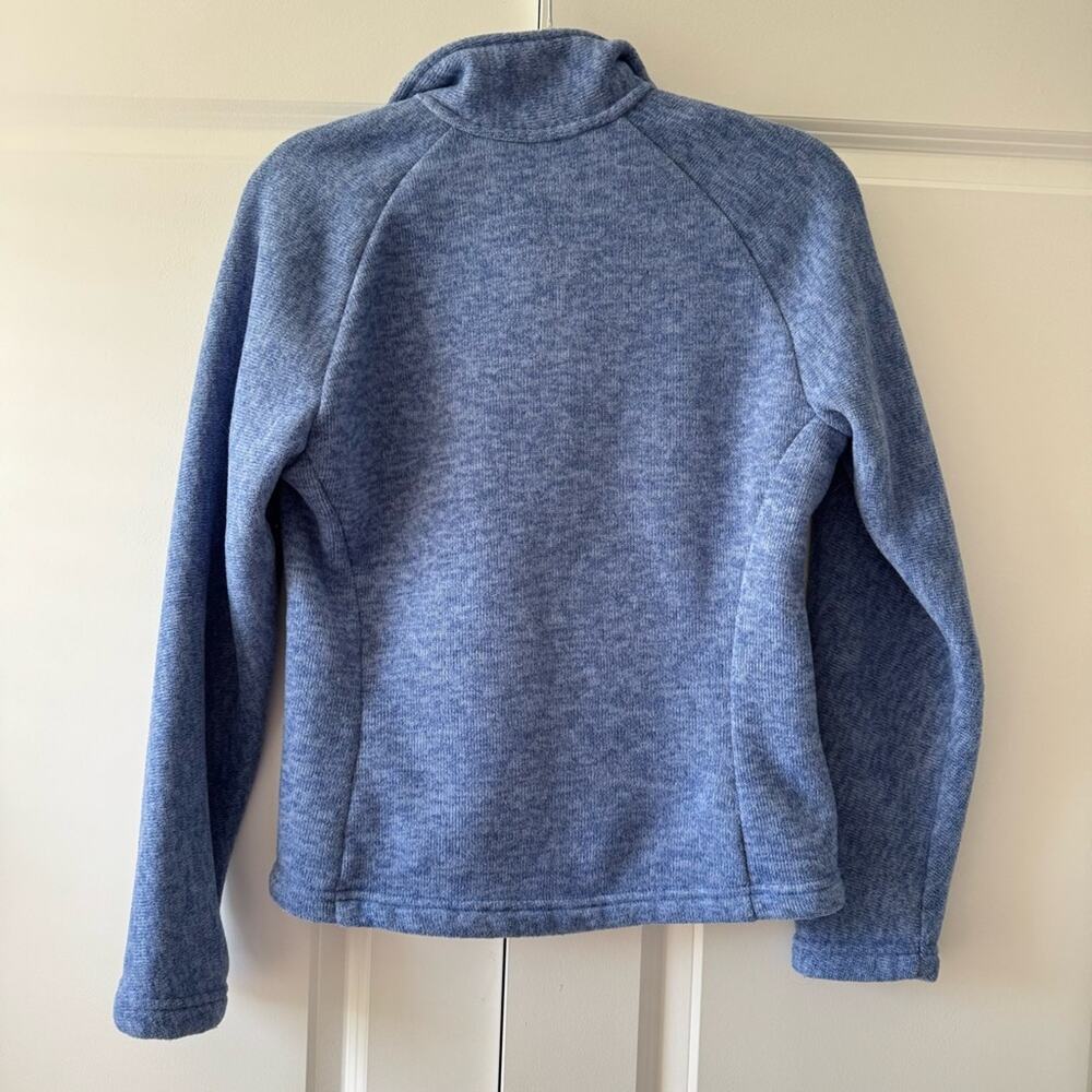 Patagonia Synchilla Blue 1/4 Zip Fleece Lined Pullover Sweater Women’s Medium - Picture 7 of 7